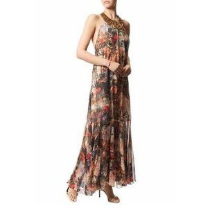 Alice & Olivia Shona Jungle Print maxi dress